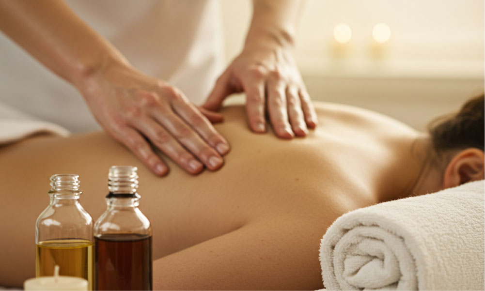 全身アロマオイルマッサ一ジ / 舒壓精油按摩